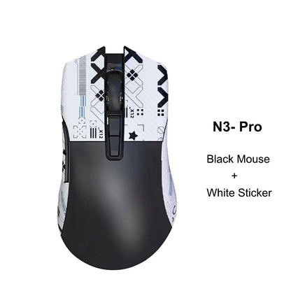 Motospeed Darmoshark N3 Pro Bluetooth vezeték nélküli gamer egér, dupla 8K, hárommódú, újratölthető, PAW3395, 64g, ergonomikus gamer egér