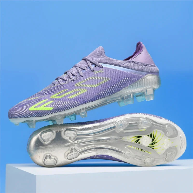 Nouvelles chaussures de football pour hommes, chaussures de match en extérieur, baskets de soccer, chaussures montantes de haute qualité, crampons antidérapants pour futsal et terrain synthétique, meilleures ventes