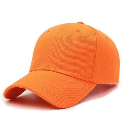 Unisex Cap Casual Plain Baseball Cap Adjustable Snapback Hats For Women Men Hip Hop Cap Street Dad Hat Simple Style Solid Color