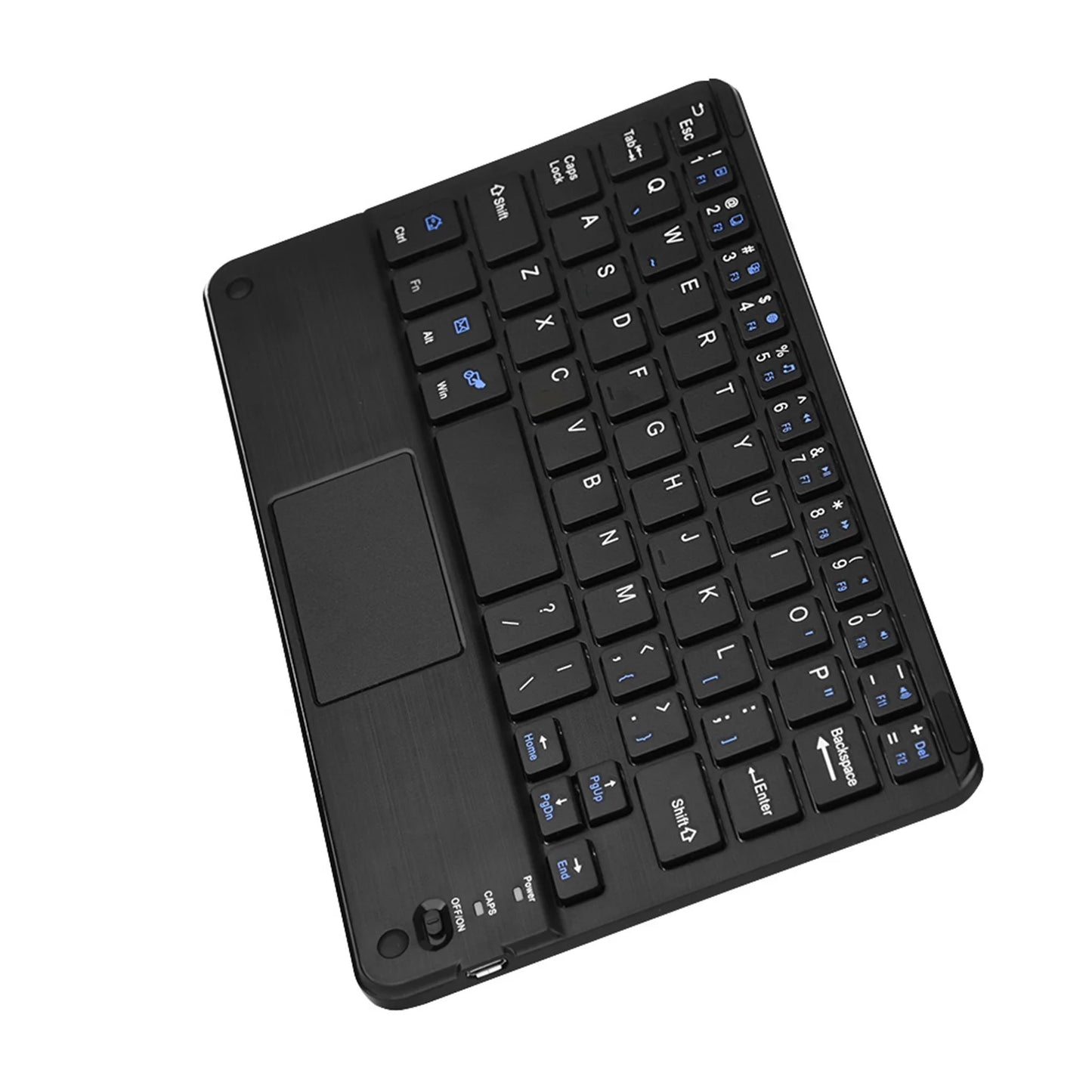 Tastiera Bluetooth wireless mini UltraSlim professionale con touchpad, compatta, ergonomica e reattiva, per PC Windows e tablet Android