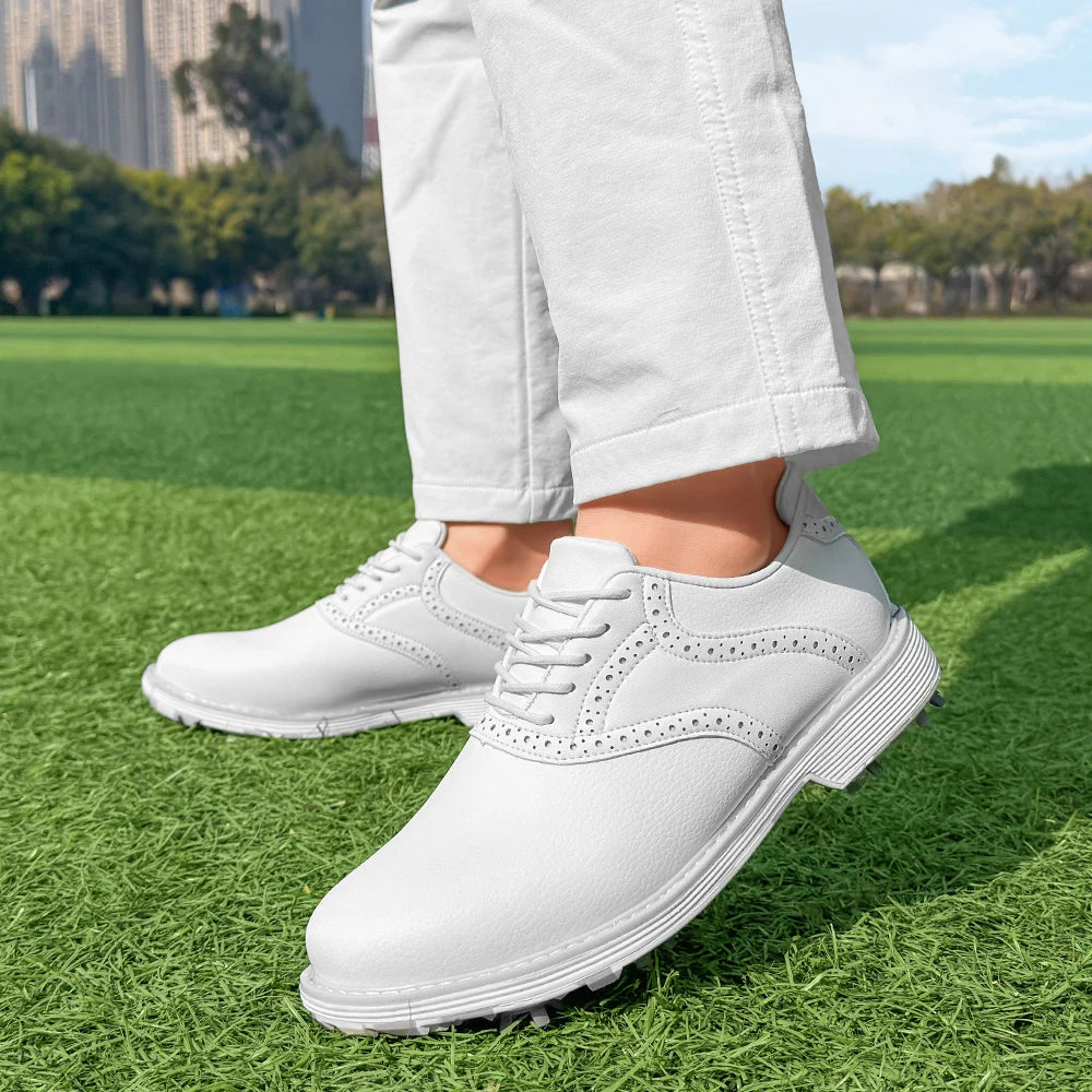Ladies' Professional Golf Shoes, Fashionable Casual Walking Shoes, Outdoor Fitness Non Slip Comfortable Golf Sports Shoes