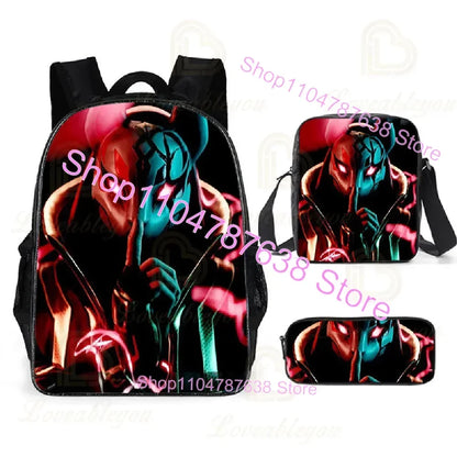 F-FORTNITE Battle Games Backpack for Children School Bag Boys Girls Primary Crossbody Pencil Case Kids Toddler Backpack