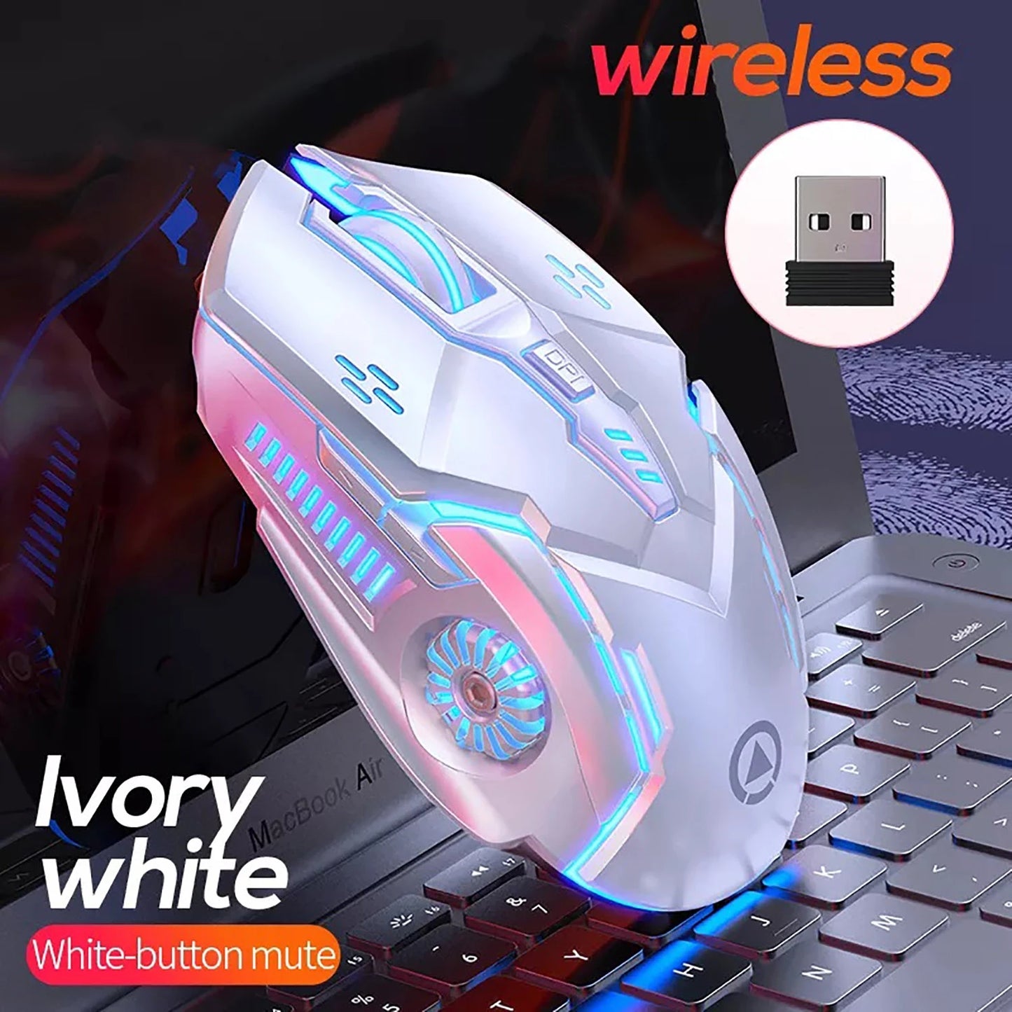G5 Wired Gaming Mouse with RGB Backlight, High Sensitivity 6-Button Programmable Gaming Mouse for PC, Laptop & Computer