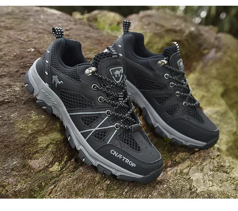 Men's Hiking Shoes Breathable Mesh Sports Single Shoes Summer Outdoor Wear-resistant  Hiking and Hunting Tactical Sports Shoes