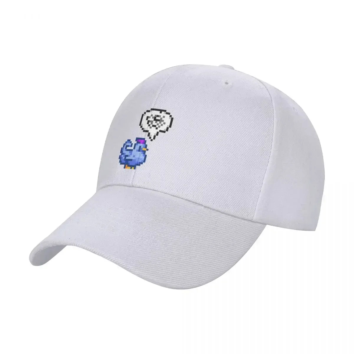 Czapka z daszkiem „Grumpy Blue Chicken” z gry Stardew Valley – zabawne czapki, czapki wędkarskie, luksusowa czapka męska, czapki dla kobiet i mężczyzn