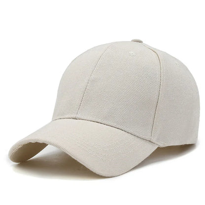 Unisex Cap Casual Plain Baseball Cap Adjustable Snapback Hats For Women Men Hip Hop Cap Street Dad Hat Simple Style Solid Color