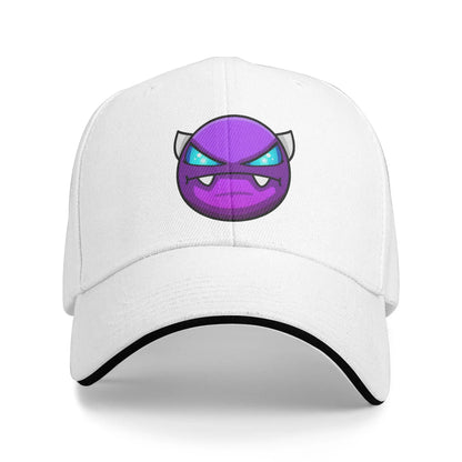Geometry Game Dash Baseball Cap Casual Unblocked Level Sandwich Hat for Men Women Breathable Headwear Activities