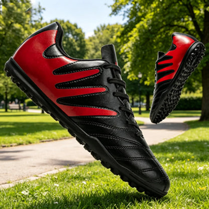 Chaussures de football Sport Essential TF Turf, tissu PU intégré, semelle en caoutchouc antidérapante, résistantes à l'usure, unisexes, décontractées.