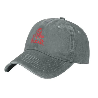 Vintage Racing Off Road D-Dakares Rally Baseball Caps Unisex Style Distressed Washed Sun Cap Travel Unstructured Soft Caps Hat
