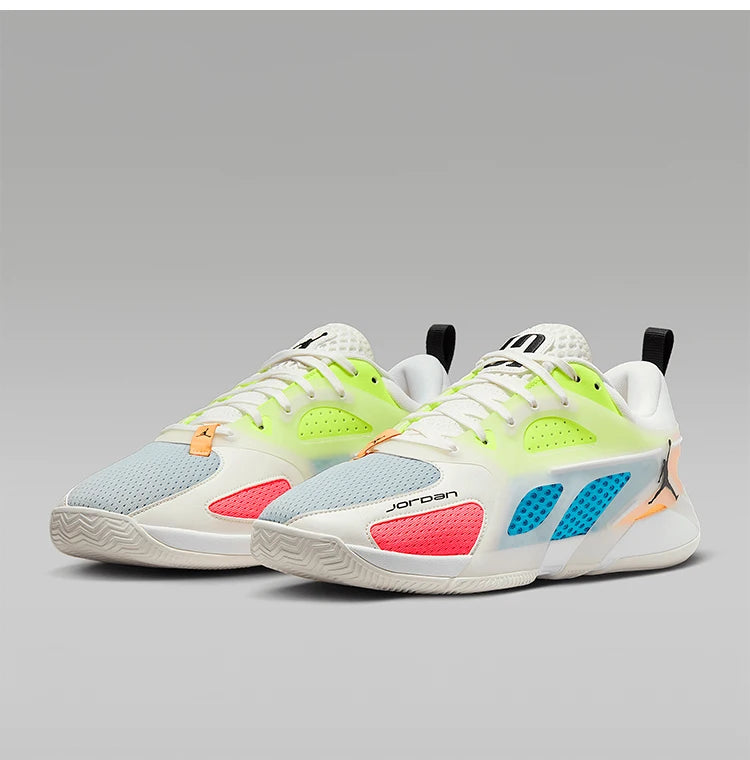 Nike Jordan herresko med stødabsorbering og holdbar ydeevne til basketball FQ3859-100