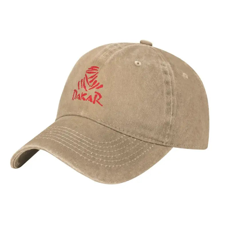Vintage Racing Off Road D-Dakares Rally Baseball Caps Unisex Style Distressed Washed Sun Cap Travel Unstructured Soft Caps Hat