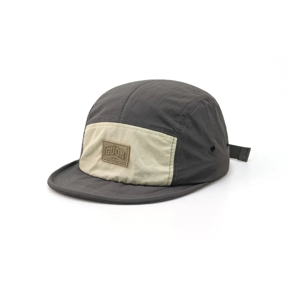 Retro Japanese Style Hip-hop Hats 5 Panel Thin Flat Brimmed Baseball Cap Quick-drying Breathable Sunscreen Hat Unisex