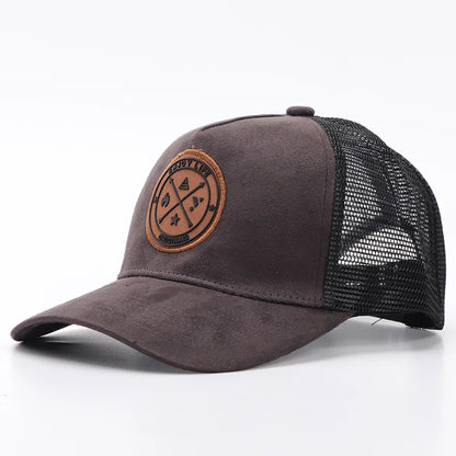 New Summer Mesh Baseball Cap Women Men Letter Patch Snapback Hat Casual Breathable Unisex Street Hip Hop Trucker Caps