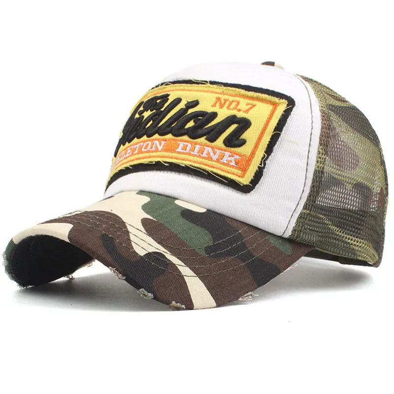 Streetwearová čiapka s výšivkou písmen, sieťovaná, v štýle „dad“, baseballová, módna, snapback, hip-hopová, outdoorová, Y2K, truckerová, Gorras F2719 pre ženy a mužov