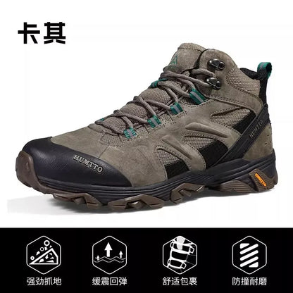 HUMTTO Zapatillas de senderismo para hombre, calzado de invierno para deportes al aire libre, escalada y caza, zapatillas de trekking cálidas para mujer, botines tácticos