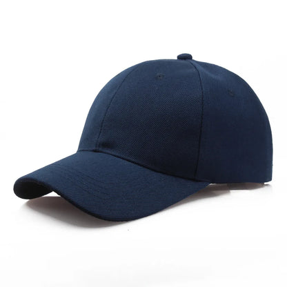 Musta yksivärinen baseball-lippis – snapback, casual, hip hop / dad hat -tyyli, unisex miehille ja naisille