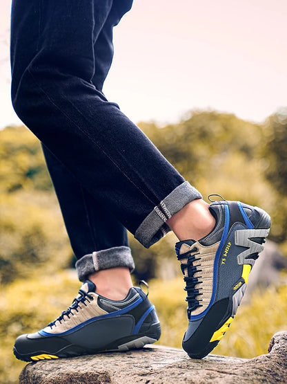 Scarpe da trekking per appassionati di attività all’aria aperta - Scarpe da trekking impermeabili da uomo - Scarponi da montagna - Scarpe tattiche da caccia nel bosco in vera pelle