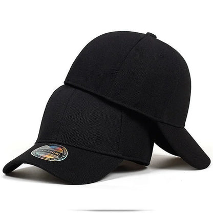 Högkvalitativ basebollkeps för män, åtsittande stängd helkeps, meshkeps för utomhusbruk, ventilerande sportkeps i bomull, solkeps för män, Trucker Hat Gorras Hombre