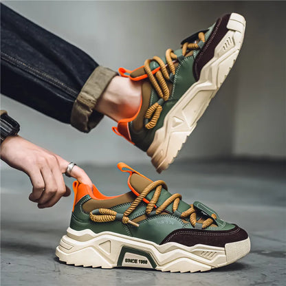 Sneakers casual da uomo - Moda primaverile - Scarpe da skateboard basse e versatili per uomo, adatte agli sport all'aria aperta