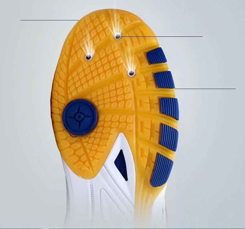 Sapatilhas Profissionais de Ténis de Mesa para Homem e Mulher, Sapatilhas de Badminton, Competição, Ténis e Treino, Calçado Desportivo para Homem