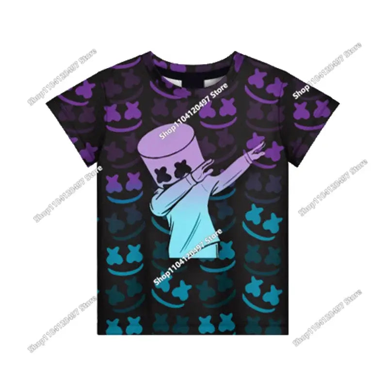 Battle Royale 3D Fortnite T-shirt Tees Men and Women Boys Girls Victory Cartoon Tops Teen Clothes Kids Hero Game Tees Tops