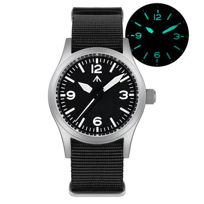 Militado New ML05 Sweep Seconds Movement VH31 Sapphire Super-LumiNova  BGW9 High Transparency AR Coated 38mm Vintage Watches