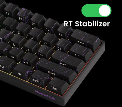 Teclado magnético Akko MonsGeek FUN68 FUN60 PRO&MAX HE 60% 65% para gaming, teclados gaming Rapid Trigger 8K, teclado personalizado para gamer e esports