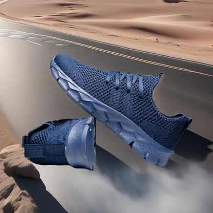 Heren sneakers van mesh, lichtgewicht damesschoenen, casual platte schoenen, heren hardloop- en sportschoenen, zachte tennisschoenen, ademende herensneakers