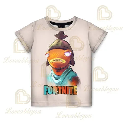 Battle Royale majica Fortnite T-shirt Victory Cartoon topovi za tinejdžere, dječja odjeća Hero Game Fortress Night 3D za dječake i djevojčice