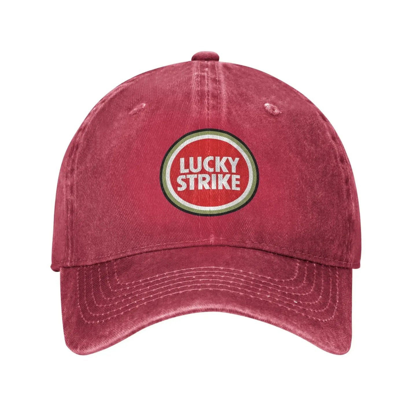 Lucky Strike Letters Troye Sivan Music Sport Retro Cowboy Washed Baseball Caps Men Denim Street Tide Hat Hiking Mens Dad Cap