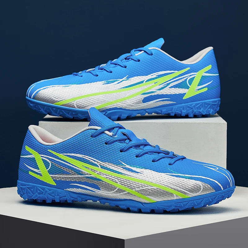 Chaussures de football grande taille 46 47 pour hommes, entraînement, matchs sportifs, gazon artificiel, crampons TF, chaussures transfrontalières, chaussures pour hommes