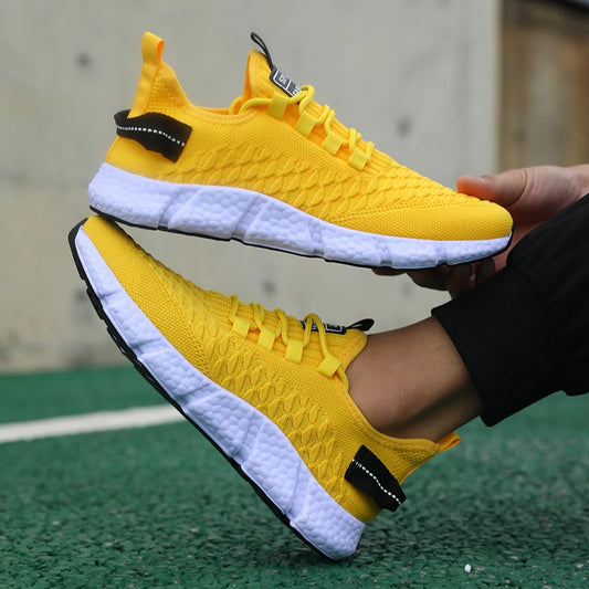 Modne sportowe trampki męskie – przewiewne, lekkie buty do biegania – nowe trampki męskie i damskie do codziennego chodzenia – Tenis Feminino