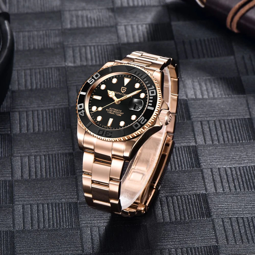 PAGANI DESIGN V2 Japan movement Luxury Men Mechanical Watch 40MM Ceramic bezel AR Coated Sapphire Glass Automatic Watch For Men