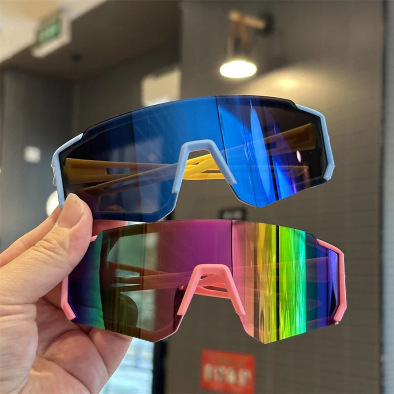 Kids Cycling Sunglasses MTB Fishing Sport Bicycle Glasses UV400 Child Camping Goggles Boys Girls Outdoor Bike Eyewear