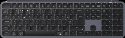 Tastiera wireless ultra-sottile Keychron B6 Pro layout ISO, formato completo, portatile e leggera, con connessioni 2.4GHz e Bluetooth