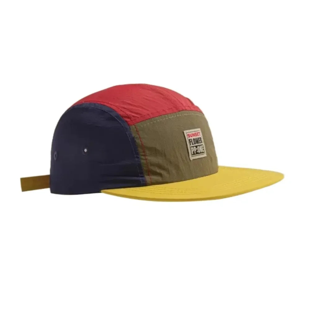 Retro Japanese Style Hip-hop Hats 5 Panel Thin Flat Brimmed Baseball Cap Quick-drying Breathable Sunscreen Hat Unisex