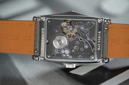 FARASUTE Creative Manual Square Customized Mechanical Movement Watch Men Luxury Sapphire Glass Small Second Wristwatches reloj