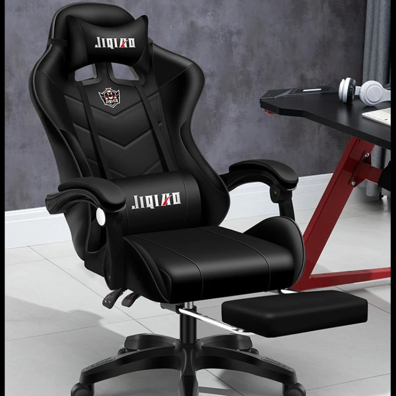 Chaise de jeu pour cybercafé, inclinable et réglable en hauteur, chaise de jeu pour ordinateur