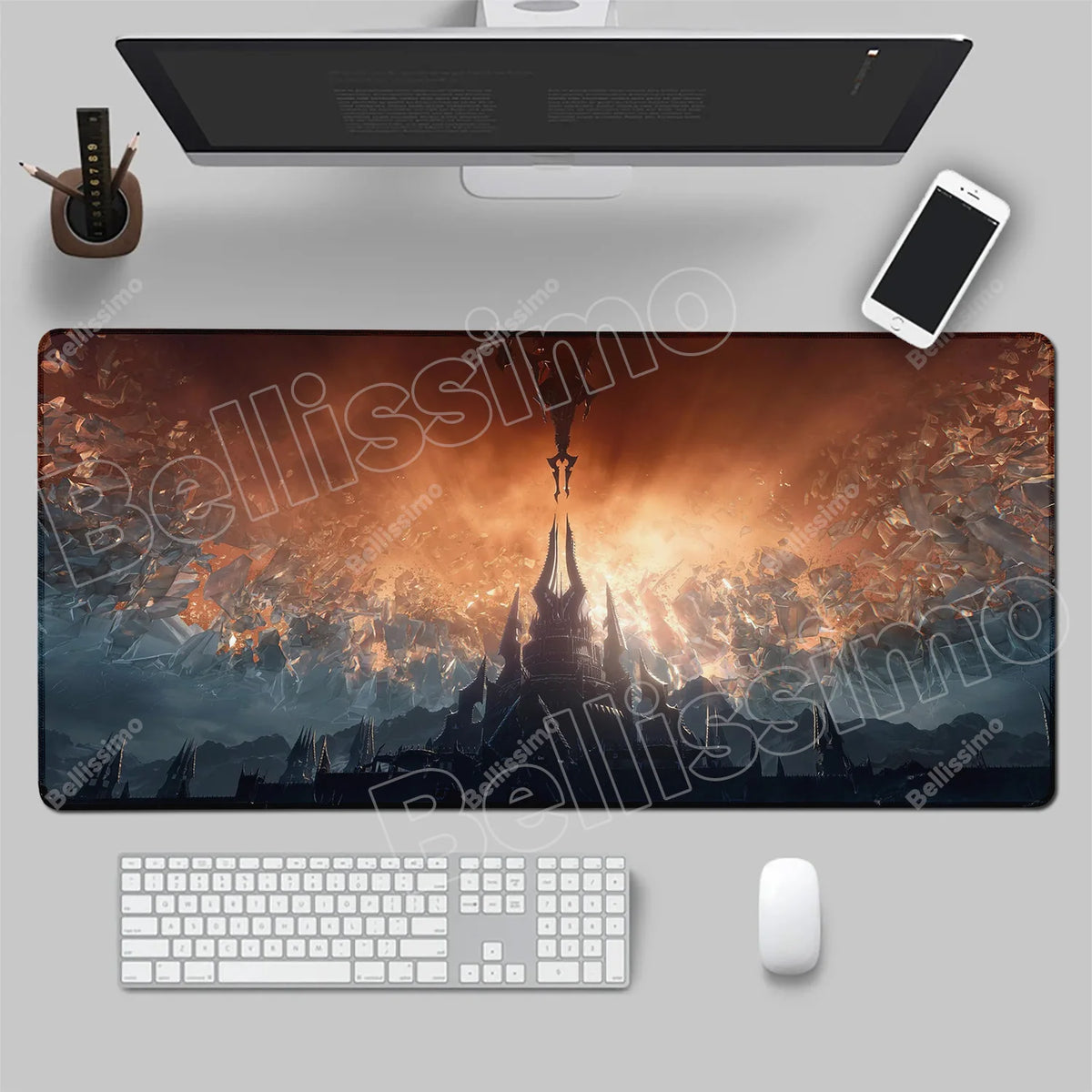 World Of Warcraft 90x40 Large Gaming Mouse Pad Game Desk Play Pad for Csgo Natural Rubber Mat Grande Gamer Xxl Computer Mousepad