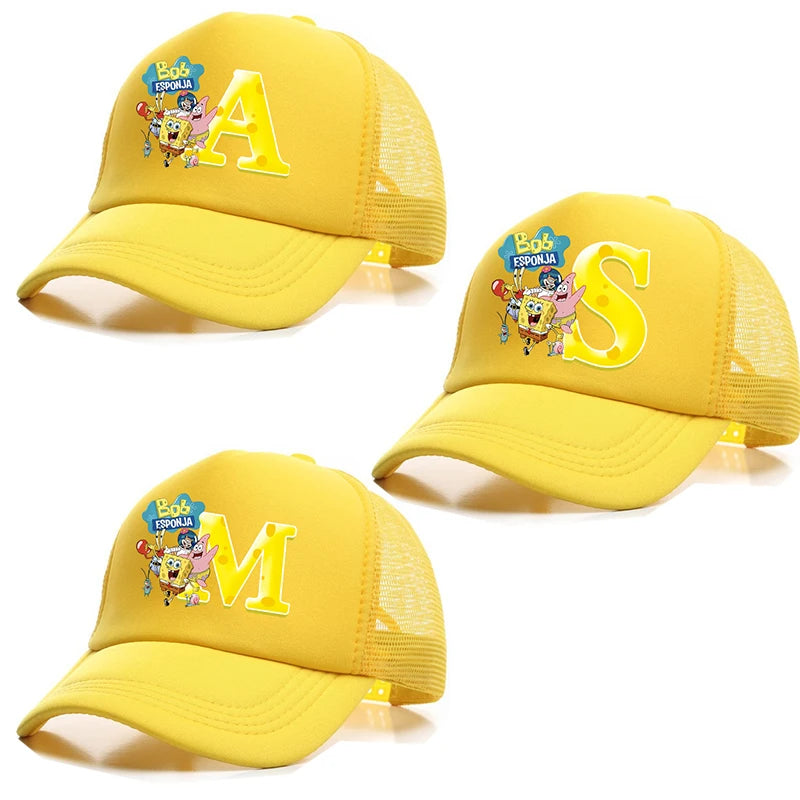 Czapki z daszkiem SpongeBob SquarePants – zabawne postacie z kreskówek i anime, czapki przeciwsłoneczne dla rodziców i dzieci, czapki w stylu kawaii z daszkiem, modne i urocze czapki outdoorowe