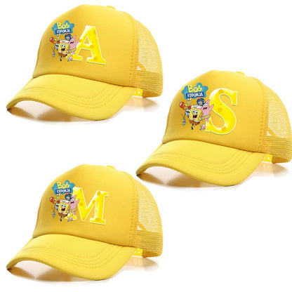 Czapki z daszkiem SpongeBob SquarePants – zabawne postacie z kreskówek i anime, czapki przeciwsłoneczne dla rodziców i dzieci, czapki w stylu kawaii z daszkiem, modne i urocze czapki outdoorowe