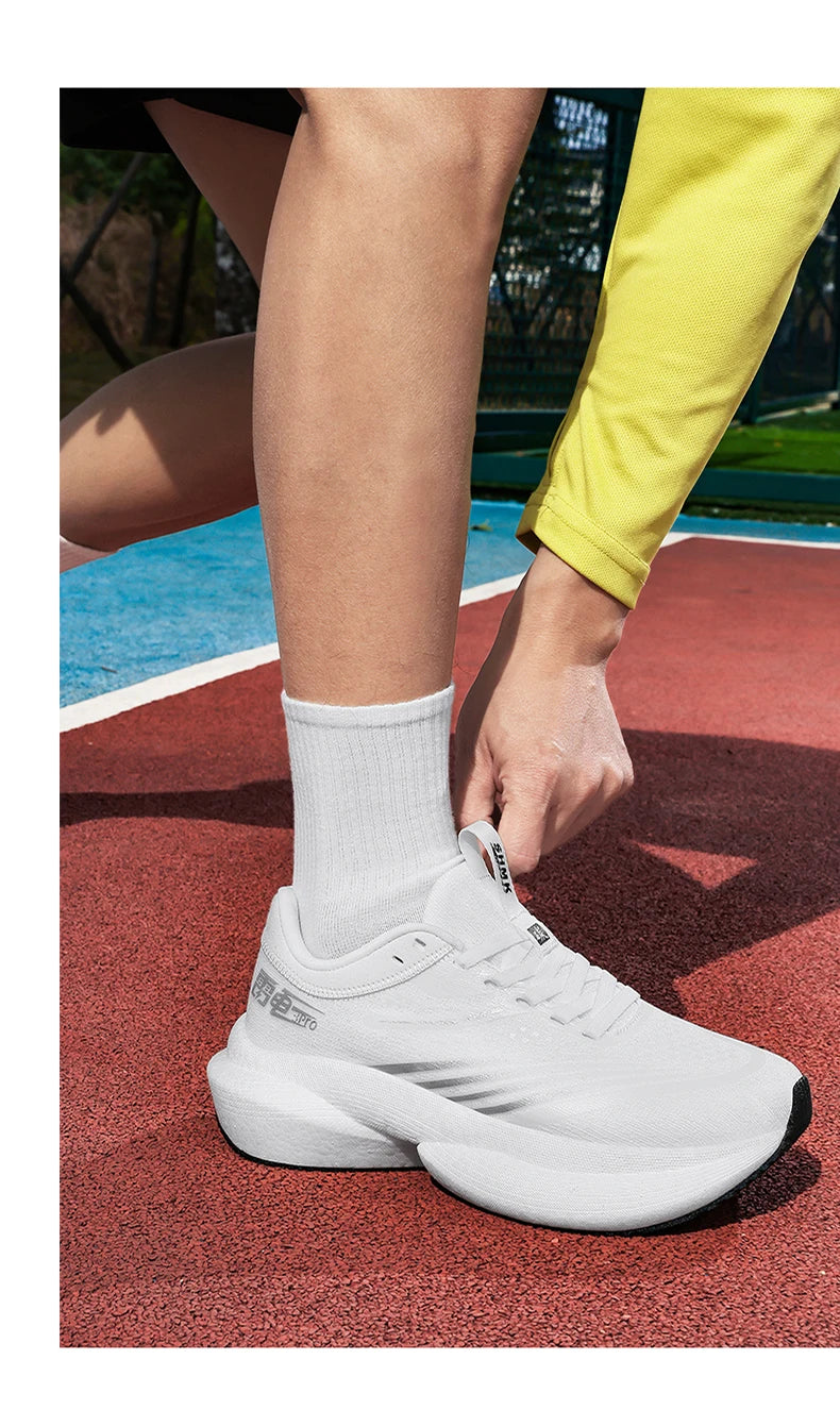 Zapatillas de running nuevas con placa de carbono para maratón, deportivas para hombre, transpirables, ligeras, cómodas para mujer, antideslizantes, casuales y atléticas