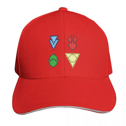 Twilight Imperium 4th Edition Technology Symbols Pixel Art (Square) Baseball Cap Sun Hat For Children Man Women's