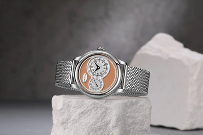FARASUTE New Casual Fully Automatic Mechanical Men Watch Luxury Sapphire Stainless Steel Wristwatch 5Bar Waterproof Reloj Hombre