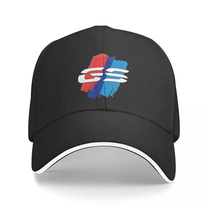 GS World Map Motorcycle Trucker Hat Adult Fashion Hats Sun Caps Fishing Hat Breathable Polyester Mesh Baseball Caps Summer