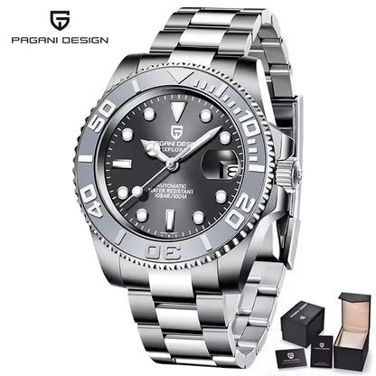 PAGANI DESIGN V2 Japan movement Luxury Men Mechanical Watch 40MM Ceramic bezel AR Coated Sapphire Glass Automatic Watch For Men