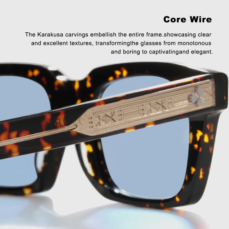 Top Quality Luxury Square Acetate Sunglasses For Men Women Classic Sunglasses outdoor UV400 Protection Logo Customization