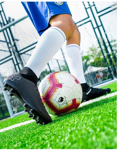 Chaussures de football pour hommes, modèle original, résistantes, pour terrain gazonné, crampons, antidérapantes, de haute qualité, confortables, chaussures de football pour activités de plein air.