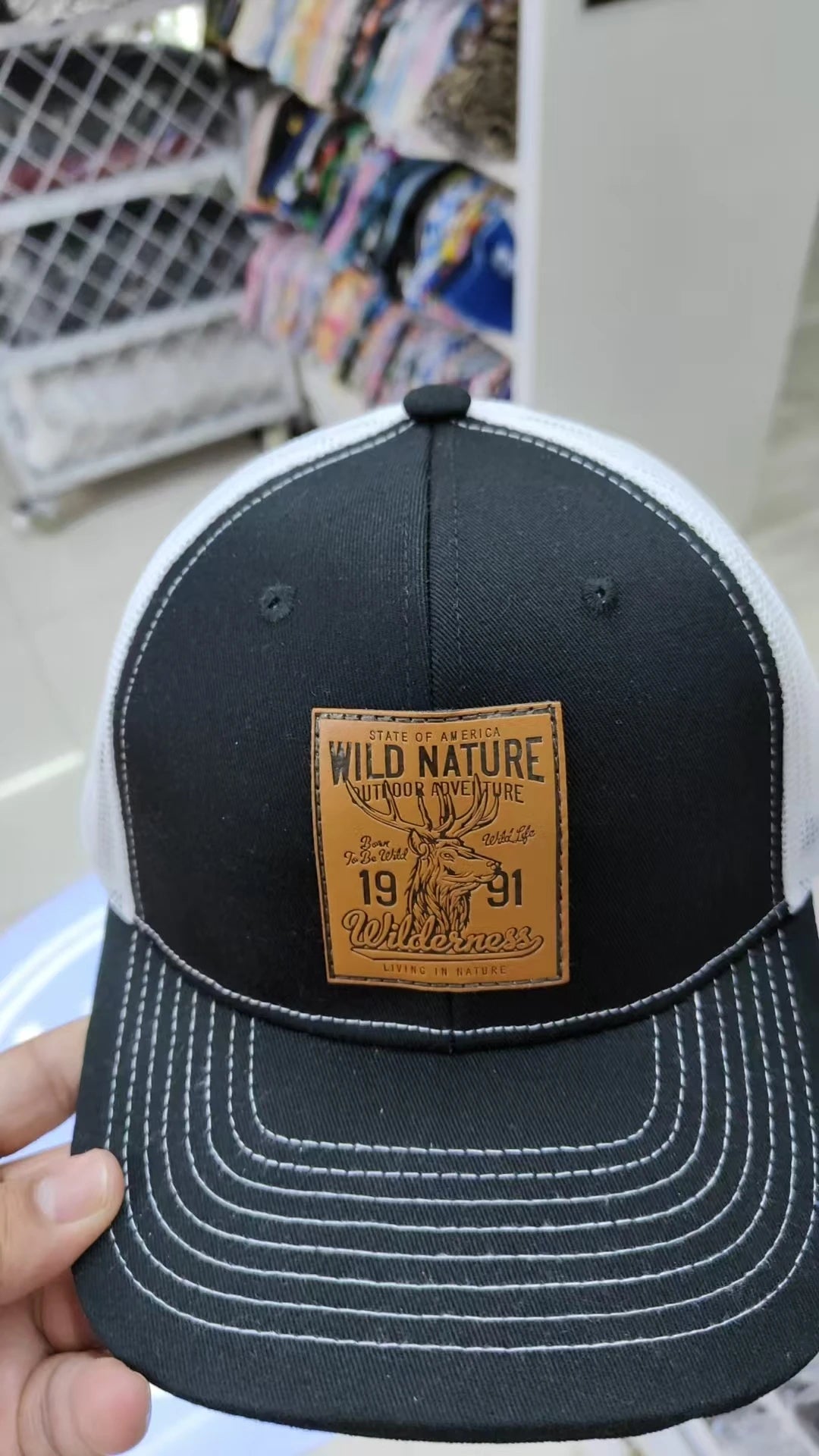 New men's and women's universal mesh suede work cap, men's baseball cap, breathable sports cap for spring and summer.