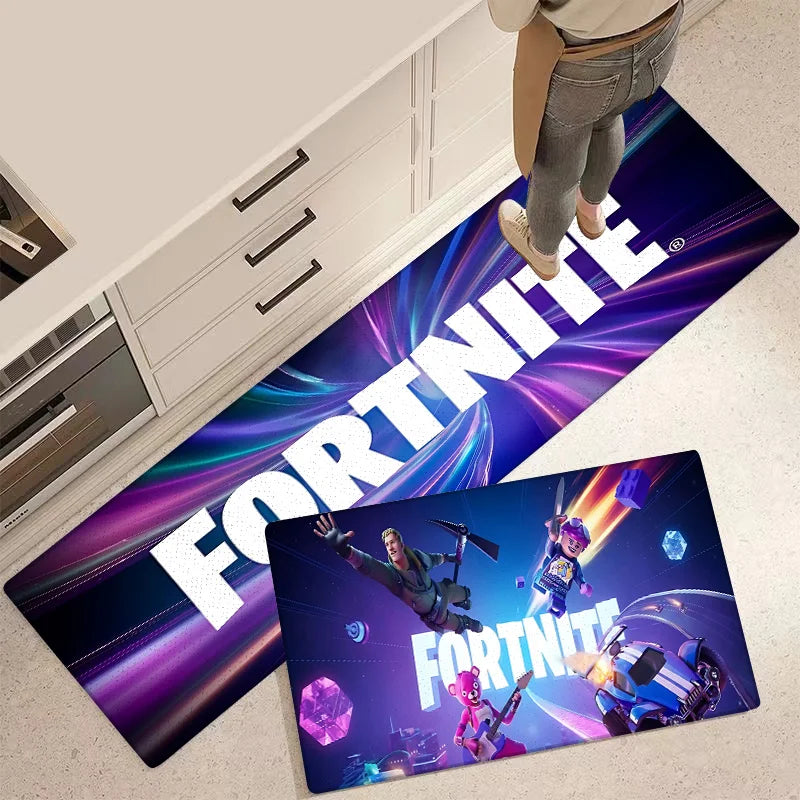 Game Fortnites Entrance Front Door Doormat Non-slip Kitchen Rug Living Room Rugs Balcony Bathroom Foot Mat Floor Mats Carpet